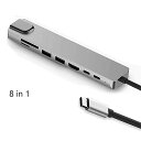 4 18k 60 60hzのusb cドッキングステーションRJ45 pd hdmi用互換macbookのS9/s8/S8 + タイプcドックタイプcハブ(2)