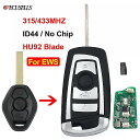 3ボタン フリップ リモート キー 315mhz/433mhz ID44 PCF7935AA チップ bmw ews 325 330 318 525 530 5...