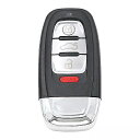 3/4 ボタン リモート スマート 車 の キー シェル ケース ハウジング 用アウディA3 A4 A5 A6 A7 A8 Q5 s4 S5 S6アンカットで