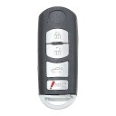 2 + 1/3 + 1/4 ボタン リモート キー シェルケース スマート 車 の キー のため の マツダ 3 5 6 CX-5 CX-7 CX-9 MX-5...