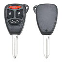 3/4 ボタン リモート キー シェル ケース と ゴム ボタン パッド クライスラー 300C セブリングラングラー用 ジープ クルーザーコンパス