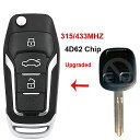 折りたたみ フリップ アップグレード リモート 車 の キー 315 mhz または 433 mhz 4D62 チップ NSN14 ノーカットブレイド スバル ...