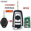 5 ピース / ロット 3 ボタン フリップ リモート キー 315 MHZ/433 用 BMW EWS 325 330 318 525 530 540 E38...