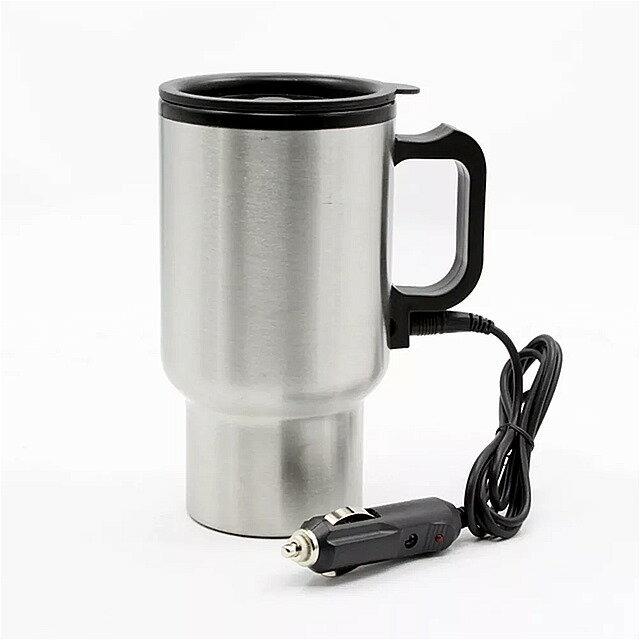 車 の加熱カップ 12v 電気ケトル 車 の加熱カップ 湯沸かし器 自動付属品 450ml ケーブルのサムネイル