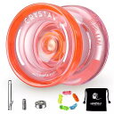 Magic yoyo クリスタル ヨーヨー K2P プラスチック ヨーヨー 子供 のための 初心者 交換前進のための ベアリング