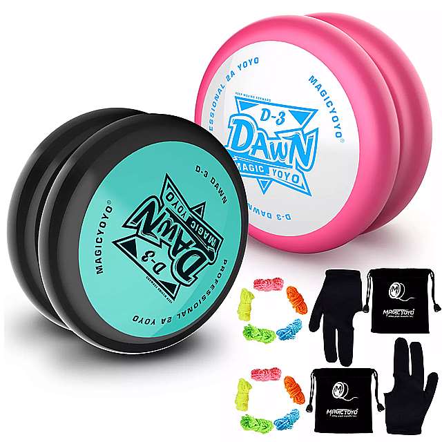 Magic yoyo D-3時代の ループリング ヨーヨー 子供 初心者 のための プロ の2a yo プラスチック yoyo 使いやすい ループリング 2