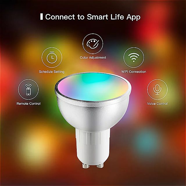 E27 LED Bluetooth 調 光 可能 な ランプ 5 ワット 色変更 電球 スマートフォン IOS/Android アプリ 音楽 制御 照明