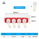 JEBAOWIFI 水族館 滴定 ポンプ 滴定システム 自動滴定ポンプ と マリンリーフ用 液体ポンプ DOSER3.4 / 3.1 / 2.4