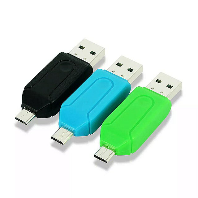 2in1 マイクロUSB および USB OTG カード