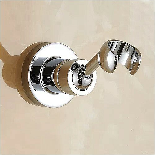 New バスルーム アクセサリー ハンド シャワー 取付 ラック クローム / ゴールデン ポーランド パラ 浴室 の壁ブラケット