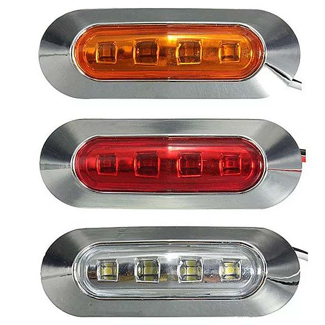 led トラック ライト 外部 ライト 9-35v 車 トレーラー キャラバン 24v 12v サイド ライト 警告 灯