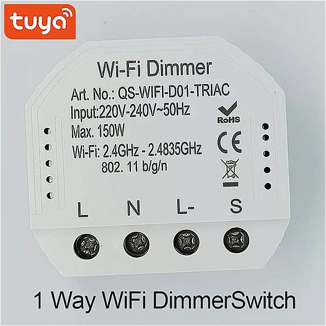 Tuya led調光器モジュール スイッチ diy wifiスマート 1/2 双方向光 スマートライフ / Tuya appリモートコントロールの仕事alexa googleホーム