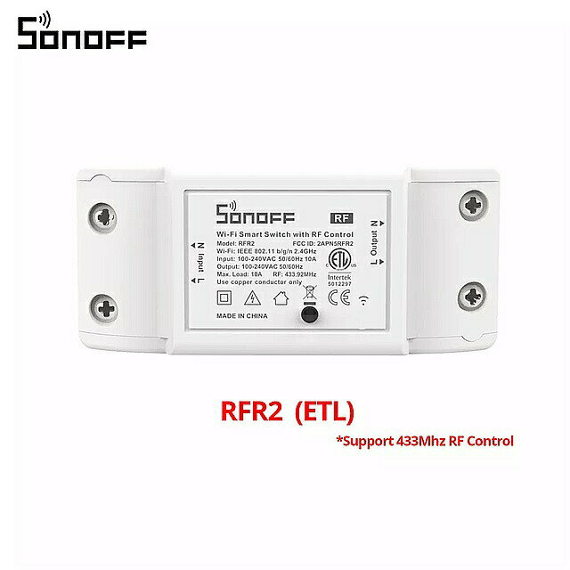 Itead sonoff RFR2 wifiu[JW[ XCb` 433 rf X}[g z[ diy XCb` alexa google  z[ siri