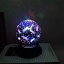 3D 回転マジック流星光ガラスカバーカラフルな夜の光の休日 装飾 USB /Aa バッテリ電源 テーブル ランプ