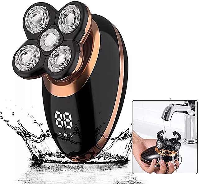 Vgr- 男性用 電気 シェーバー 5-in-1, あごひげ と鼻のトリマー