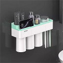 ウォールマウント歯 ブラシ ホルダー 吸引カップ磁気反転カップ 浴室 クレンザー 収納 棚 浴室 付属品セット