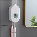 自動 歯磨き粉 ディスペンサー 浴室 付属品 浴室 の壁のマウント歯 ブラシ ラック 歯磨き粉 ホーム 0