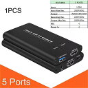 ビデオ キャプチャ カード usb 3.0 hdmi 4 18k 60 60hz キャプチャ カード usb への hdmi ビデオ レコーダー ボックス ゲーム ストリーミング ライブ ストリーム 放送と マイク(2)