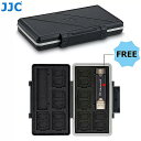 Jjc 24 スロット メモリー カード ケース ホルダー 財布のため8 sd sdxc sdhc + 16 msd マイクロ sd tf カード ボックス ストレージ オーガナイザー と カード リーダー