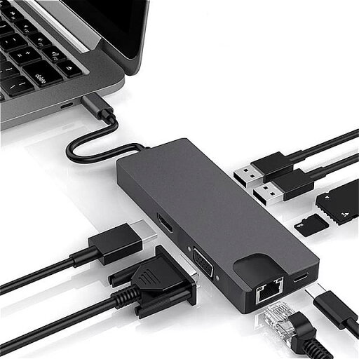 Vonets-hdmi アダプタ 8 in 1usbtype-c コンセント レータースプリッター mac bookproと互換性のあるvga ラップトップ アクセサリー Vonets-hdmi アダプタ 8 in 1usbtype-c コンセント レータースプリッター mac bookproと互換性のあるvga ラップトップ アクセサリー