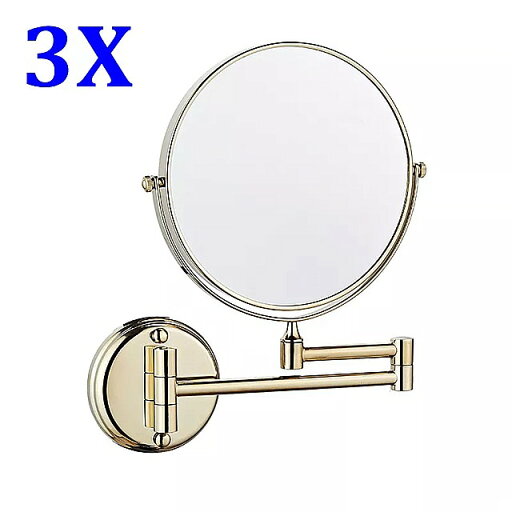女性 用 回転式 化粧 鏡 バスルーム /ルーム/ ホテル 用 壁掛け 8インチ 3x/5x/10x バスルーム ミラー クロームバス ミラー 女性 用 回転式 化粧 鏡 バスルーム /ルーム/ ホテル 用 壁掛け 8インチ 3x/5x/10x バスルーム ミラー クロームバス ミラー