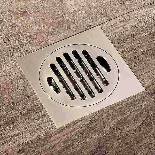 黒 と ブロンズ の 床排水路 バスルーム と バルコニー の 床排水路 脱臭 高品質