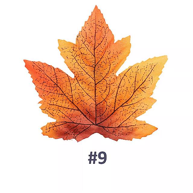 50個11色 人工 秋 のカエデの 葉 秋 色 サッシ ウェディング イベント の アート スクラップ ブッキング 感謝祭