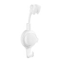 調節可能な シャワー ホルダー 360 ° 回転ヘッド ウォール ブラケット ユニバーサル バスルーム アクセサリー(3)