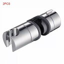 シャワーレール と シャワーヘッド プラスチック 360度回転 19/22/24/25mm 2個