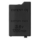OSTENT 高容量 品質 リアル 1200mAh 3.6V リチウムイオン 充電式 バッテリーパック Sony PSP 2000 / 3000 PSP-S11...