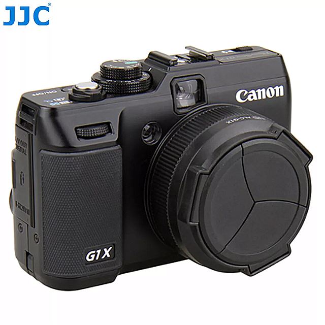 Jjc カメラ 自動 コネクタ キャノン の Powershot G1X 黒自動 コネクタ プロテクター 自己保持