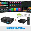 BYINTEK K18 ポータブル 1920x1080 フルHD 1080P ミニ 液晶 LED ホームシアター 3Dプロジェクター(2)
