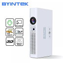 Byintek R19フルhd 1080p 300インチ3D 4 18kスマートwifiアンドロイドホーム シアター led dlp ポータブル ミニ プロジェクター 用