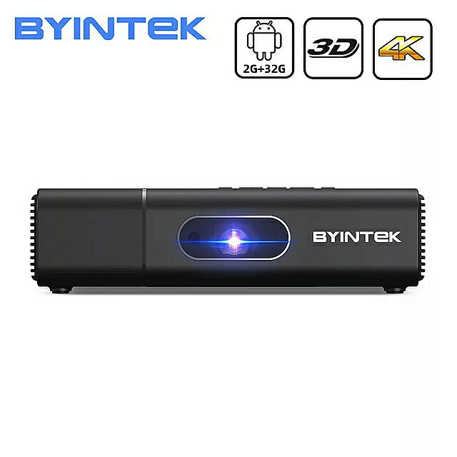 BYINTEK U30 3D DLP tHD 1080P 4K Wifi Android X}[gTV Wifi |[^u z[ LED ~jvWFN^[ r[}[ X}z PCp