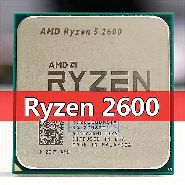 Amd ryzen 5 2600 R5 2600 3.4 ghz 665 å cpu ץå YD2600BBM6IAFåAM4 PC ǥȥå ץå