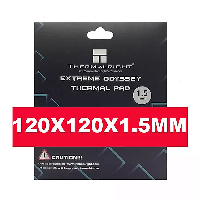 Thermalright熱パッド120X120mm 12.8 ワット /mk 0.5ミリメートル1.0ミリメートル1.5ミリメートル2.0ミリメートル極端なオデッセイ熱プロ