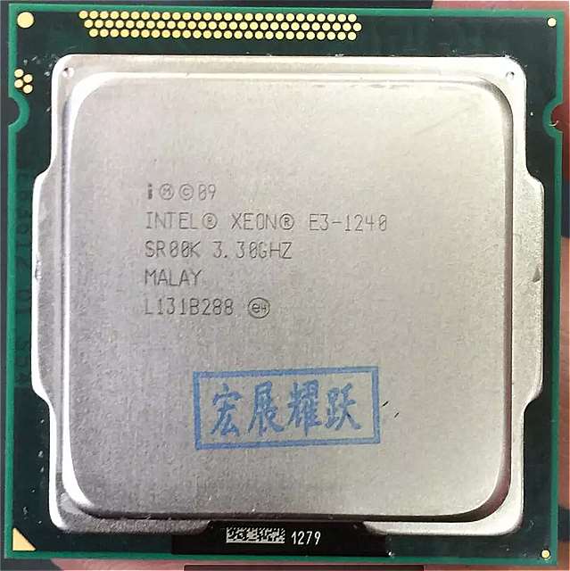 インテル xeon プロセッサ E3-1240 E3 1240 クアッドコア プロセッサ LGA1155 PC コンピュータ デスクトップ cpu