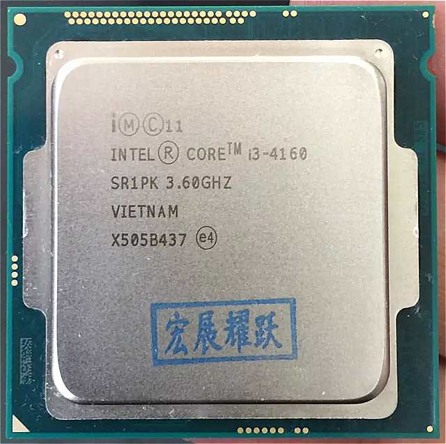 インテル コア プロセッサ I3 4160 I3-4160 cpu LGA1150 22 ナノメートル デュアル コア 100% デスクトップ プロセッサ