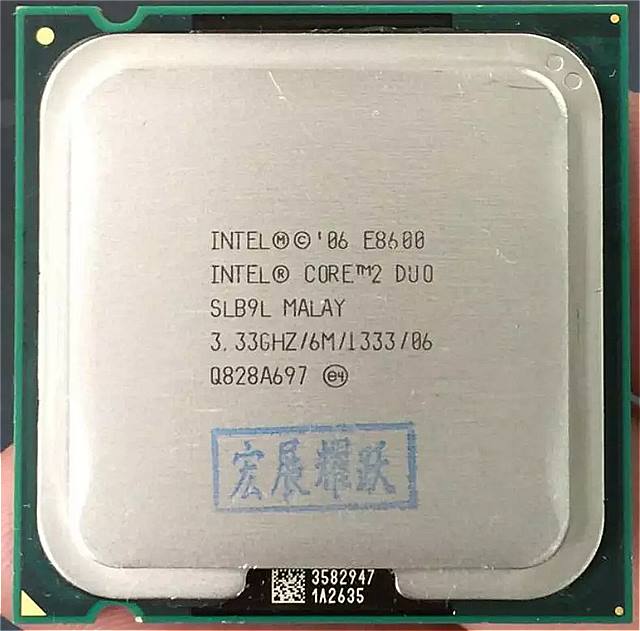 インテル core 2 duo プロセッサ E8600 (6 m キャッシュ、 3.33 ghz 、 1333 mhz fsb) SLB9L eo LGA775 デスクトップ cpu インテル 中央処理ユニット