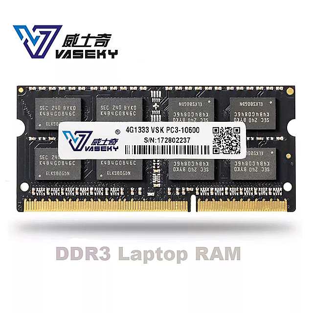 Vaseky 2 ギガバイト 4 ギガバイト 8 ギガバイト 2 グラム 4 グラム 8 グラム ラップトップ ノートブック メモリ ram メモリ アラム モジュール コンピュータ PC 3 DDR3 10600 12800 秒 1600 mhz 1333 ram