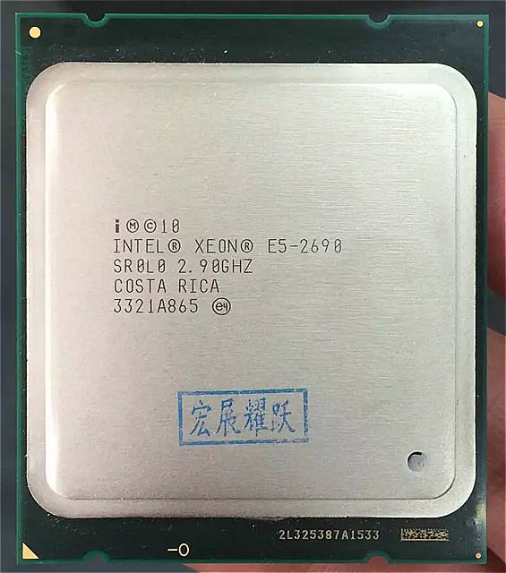 インテル Xeon プロセッサ E5-2690 E5 2690 8 コア 2.9 グラム SROL0 C2 LGA2011 CPU 100% PC サーバー、 デスクトップ 、 プロセッサ