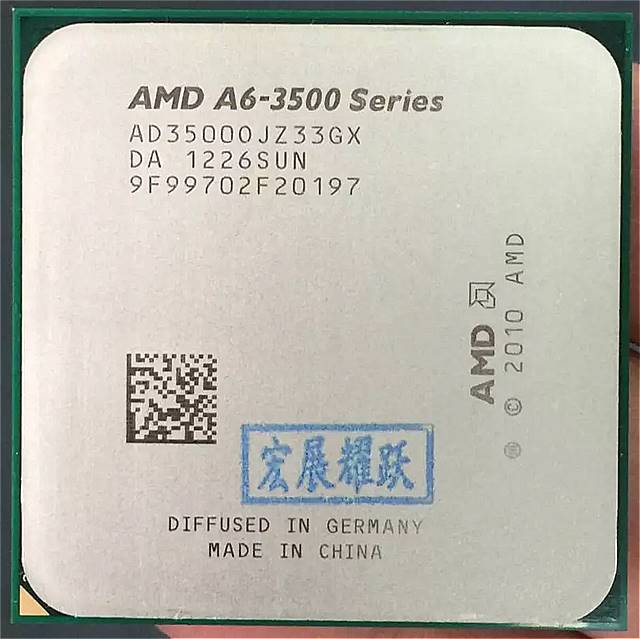 AMDAMD A4-Series A6-3500 A6 3500 CPU 100% デスクトップ プロセッサ 100% デスクトップ プロセッサ