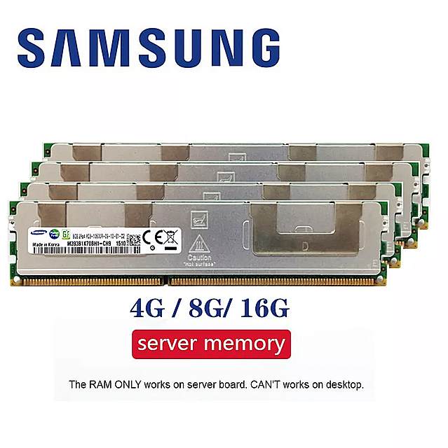 サムスンサーバー メモリ 4 ギガバイト 8 ギガバイト 16 ギガバイト DDR3 PC 3 1066Mhz 1333Mhz 1600Mhz 1866Mhz 8 グラム 16 グラム 10600R 12800R 14900R ECC RE