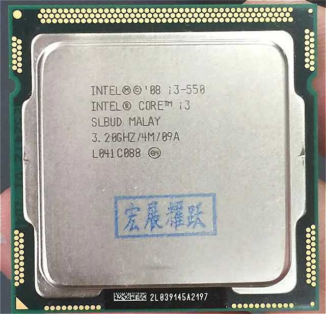 インテル core i3-550 I3 550 デュアル コア プロセッサ (4 m キャッシュ、 3.20 ギガヘルツ) LGA1156 デスクトップ cpu 100% デスクトップ プロセッサ