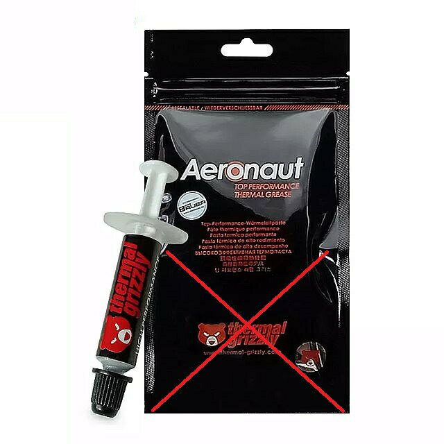 熱グリズリー Aeronaut サーマル グリース コンパウンドスクレーパー CPU ヒートシンク プロセッサ GPU 冷却 ファン 熱ペースト