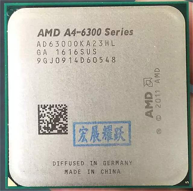 AMD A4-Series A4-6300 A4 6300 AMD 6300 デュアル コア CPU APU FM2 100% デスクトップ プロセッサ