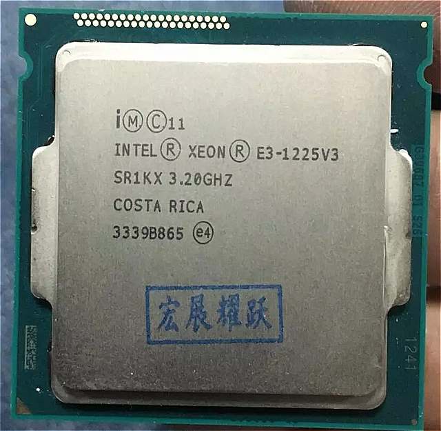 インテル Xeon プロセッサ E3-1225 v3 E3 1225 v3 E3 1225V3 (6 M キャッシュ、 3.2 ギガヘルツ) クアッドコア プロセッサ LGA1155 デスクトップ CPU