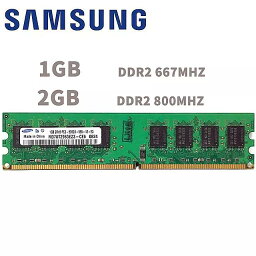 サムスン 1 ギガバイト 2 ギガバイト デスクトップ DDR2 PC 2 メモリ 667 800 MHZ 667MHZ 800 MHZ モジュール 1 グラム 2 グラム 5300 6400 RAM 5300U 6400U コンピュータ
