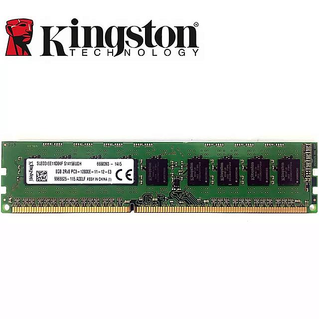 キングストン 8 ギガバイト 4 ギガバイト ECC DDR3 PC 3 12800E 14900E 1600MHZ 1333Mhz 10600E 14900 サーバー デスクトップ メモリ 240pin 8 グラム DIMM RAM 2X