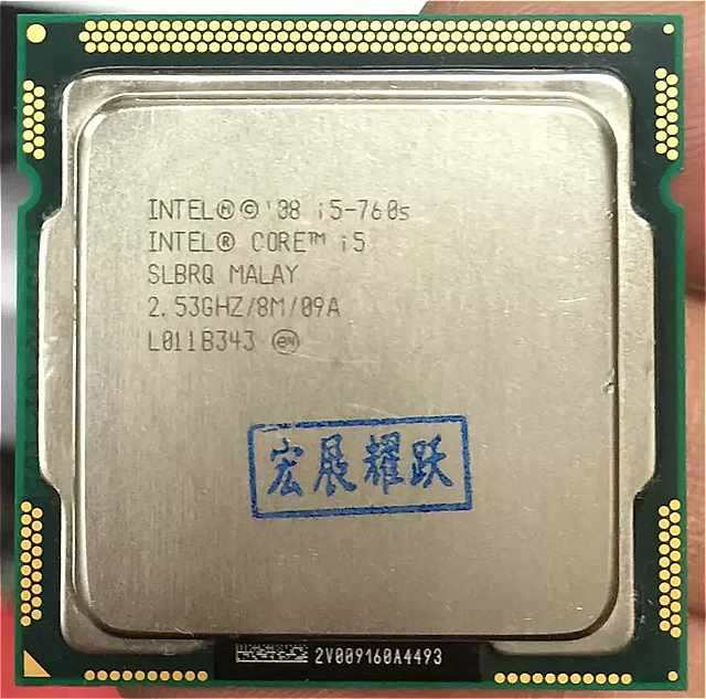 インテル コア i5-760S プロセッサ (8 メートルキャッシュ 2.53 ギガヘルツ) 82 ワット LGA1156 デスクトップ cpu 100 デスクトップ プロセッサ